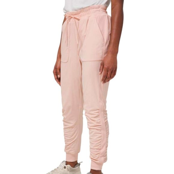 Lululemon 2021 Beyond the Studio High Rise Drawcord Casual Jogger Pink 6 - Picture 1 of 10